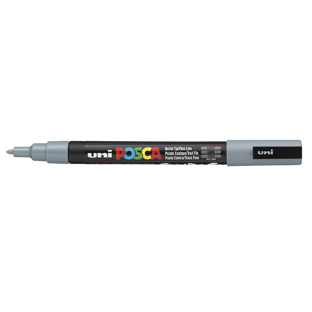 POSCA - Marqueur Pointe Conique Fine - Gris