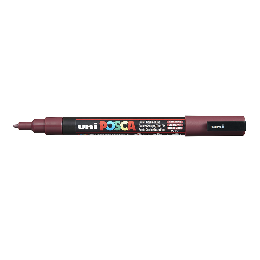 POSCA - Marqueur Pointe Conique Fine - Lie de Vin