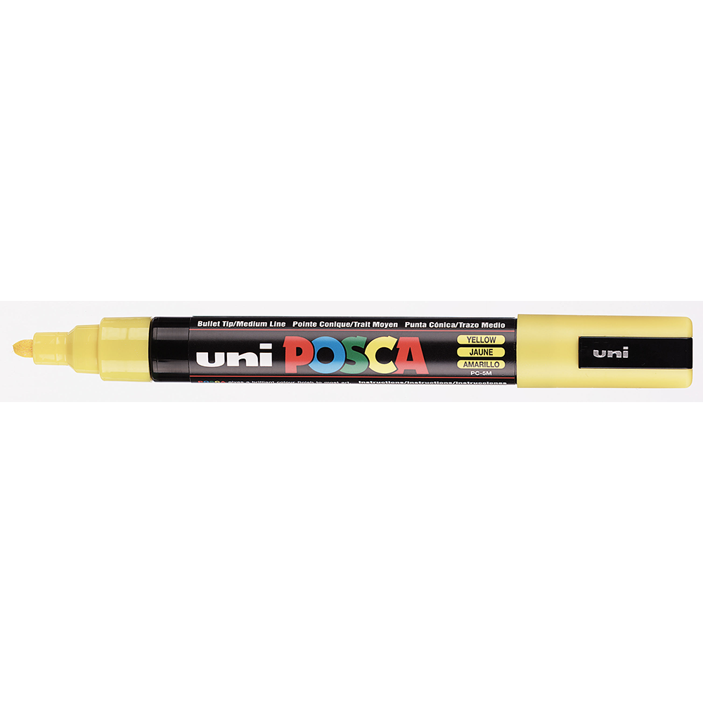 POSCA - Marqueur Pointe Conique Moyenne - Jaune