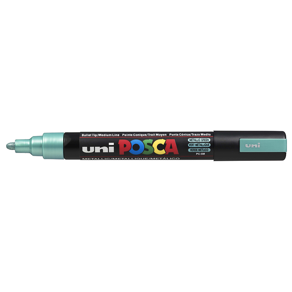 POSCA - Marqueur Pointe Conique Moyenne - Vert Métal