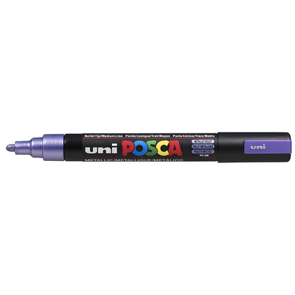 POSCA - Marqueur Pointe Conique Moyenne - Violet Métal