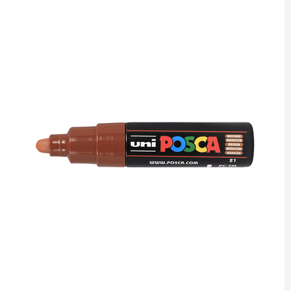 POSCA - Marqueur Pointe Conique Large - Marron