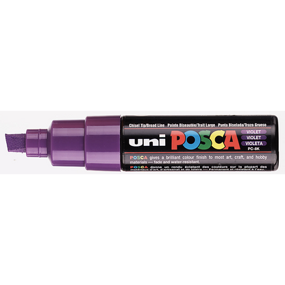 POSCA - Marqueur Pointe Biseautée Large - Violet