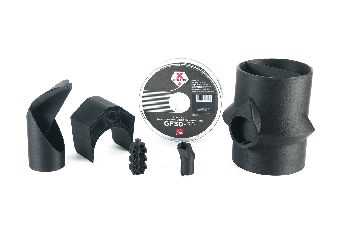 XSTRAND - GF30-PP Owens Corning - Noir (Black) - 2.85mm - 2.2 kg