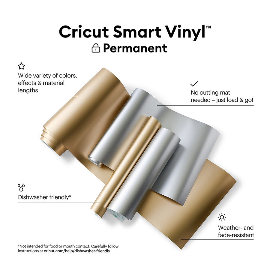 Cricut - Smart Vinyl - Argent Mat (33x91cm)