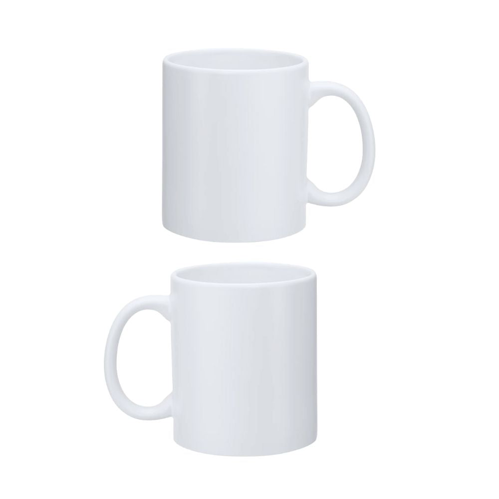 MissKraft - Lot de 2 Mugs pour Sublimation - 330 ml