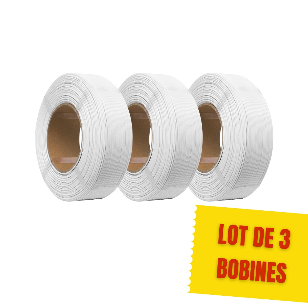 Pack Refill eSun - 3x PETG Blanc