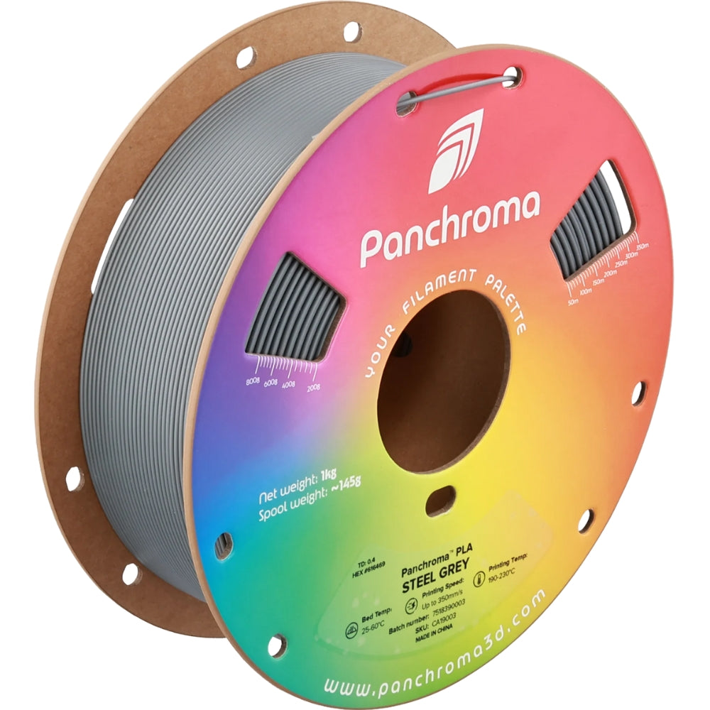 Panchroma PLA - Gris Acier (Steel Grey) - 1,75 mm - 1 kg