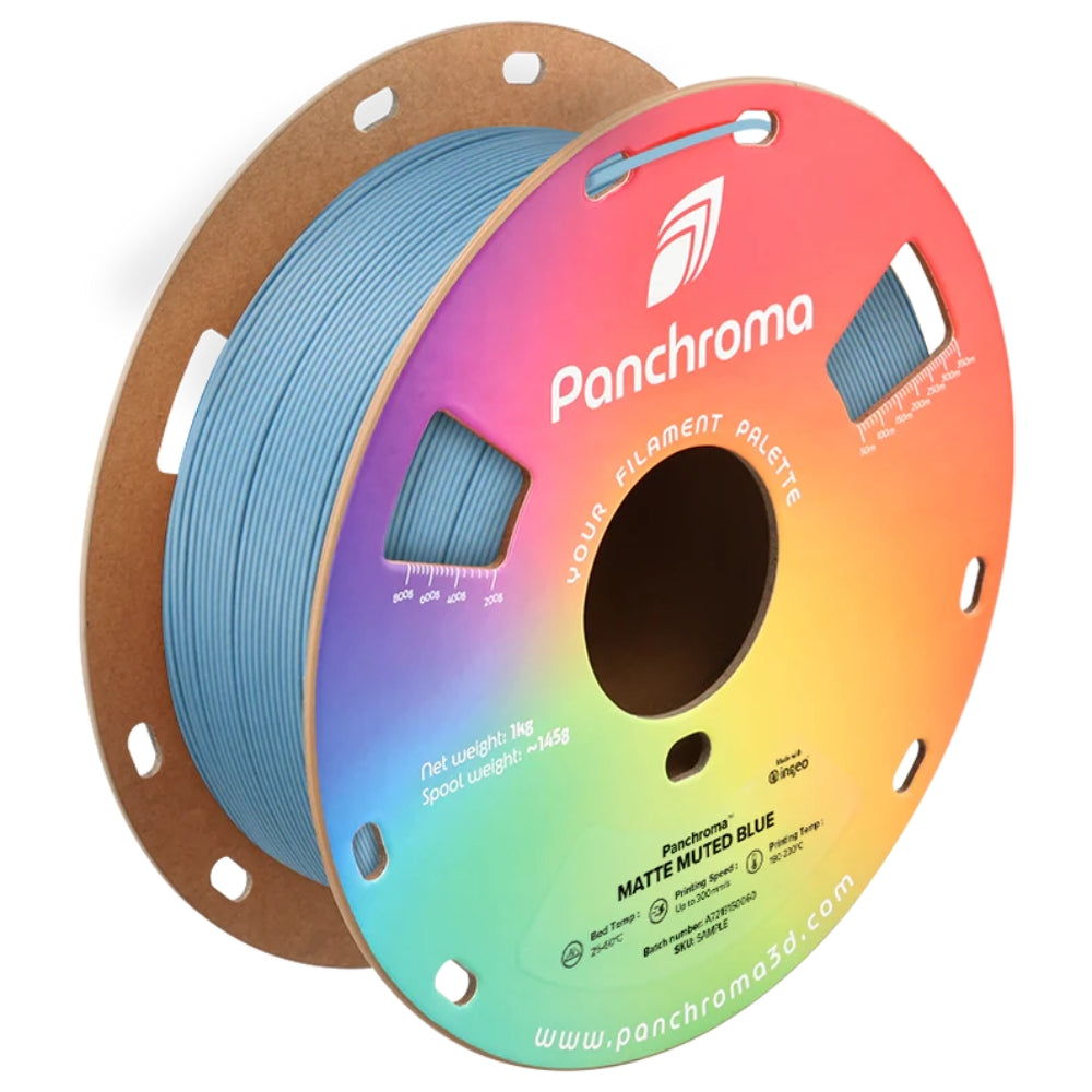 Panchroma PLA - Mat Bleu Doux (Matte Muted Blue) - 1,75 mm - 1 kg
