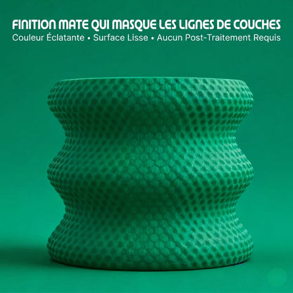 Panchroma PLA - Mat Vert Émeraude (Matte Emerald Green) - 1,75 mm - 1 kg