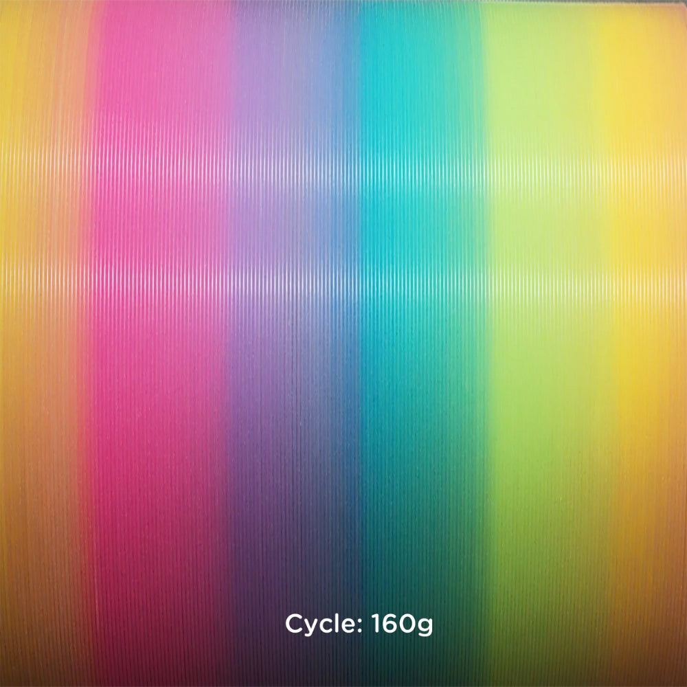 Panchroma PLA Dégradé - Phosphorescent Arc-en-Ciel (Gradient Luminous Rainbow) - 1,75 mm - 1 kg