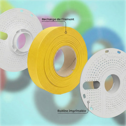 Panchroma Basic PLA - Blanc (White) - 1,75 mm - 1 kg - Refill