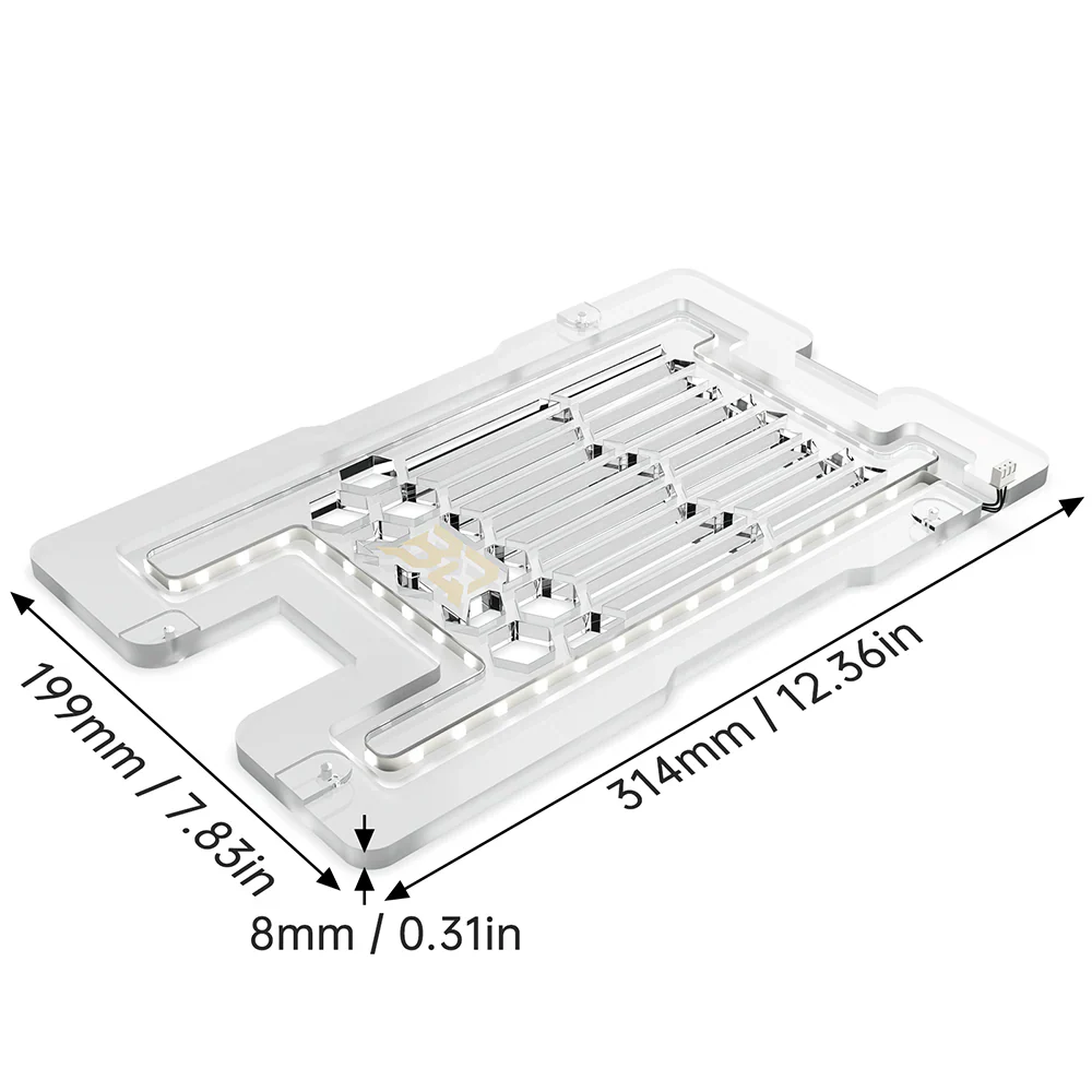 BIQU - Panda Aura - Plateau RGB Intelligent pour Bambu Lab A1 Mini (Smart RGB Lighting Panel for A1