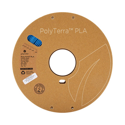 Polymaker - PolyTerra PLA - Bleu Saphir (Sapphire Blue) - 1.75 mm - 1 kg