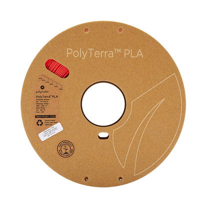 Polymaker - PolyTerra PLA - Rouge Lave (Lava Red) - 1.75 mm - 1 kg