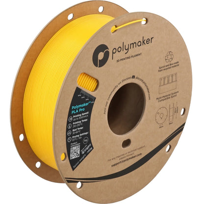 Polymaker - PLA Pro - Jaune (Yellow) - 1,75 mm - 1 kg