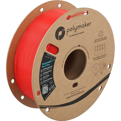 Polymaker - PLA Pro - Red (Rouge) - 1,75 mm - 1 kg
