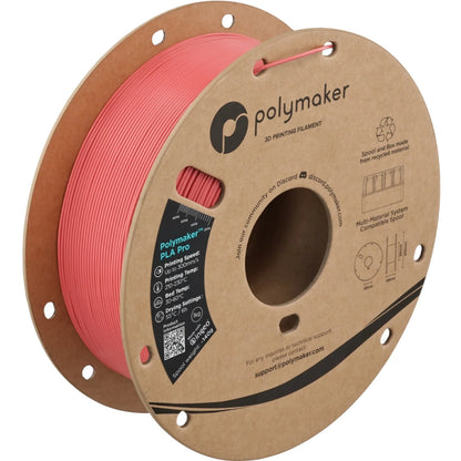Polymaker - PLA Pro - Rouge Clair (Light Red) - 1,75 mm - 1 kg