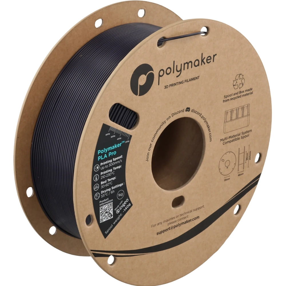 Polymaker - PLA Pro - Violet Foncé (Dark Purple) - 1,75 mm - 1 kg
