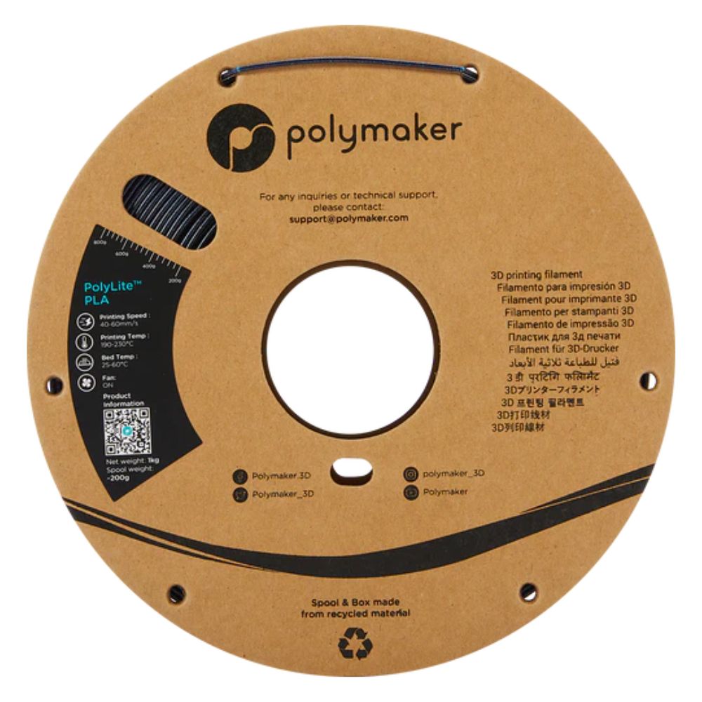 Polymaker - PolyLite Galaxy PLA - Bleu foncé (dark red) - 1,75 mm - 1 kg