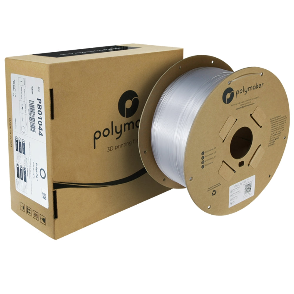 Polymaker - PolyLite PETG - Transparent (Clear) - 1,75 mm - 3 kg