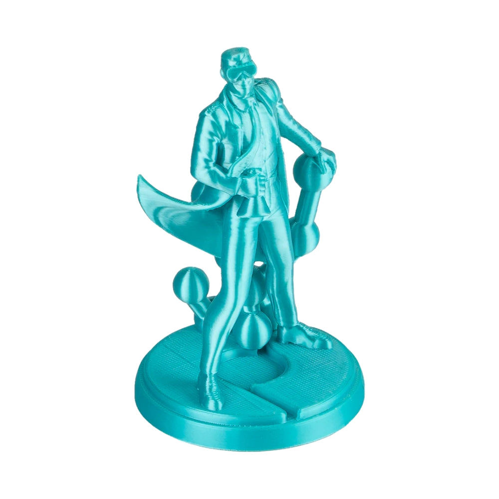 Polymaker - PolyLite Silk PLA - Bleu Arctique (Teal) - 1,75 mm - 1 kg
