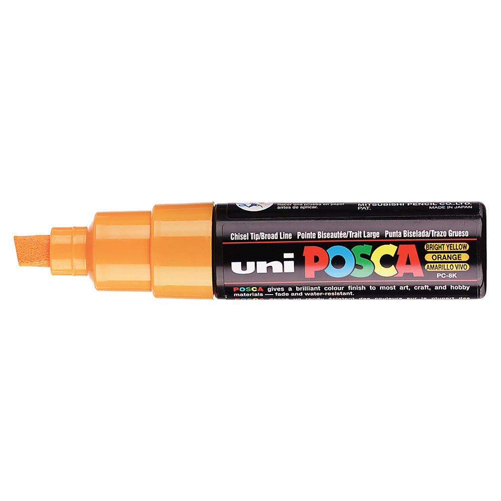POSCA - Marqueur Pointe Biseautée Large - Orange