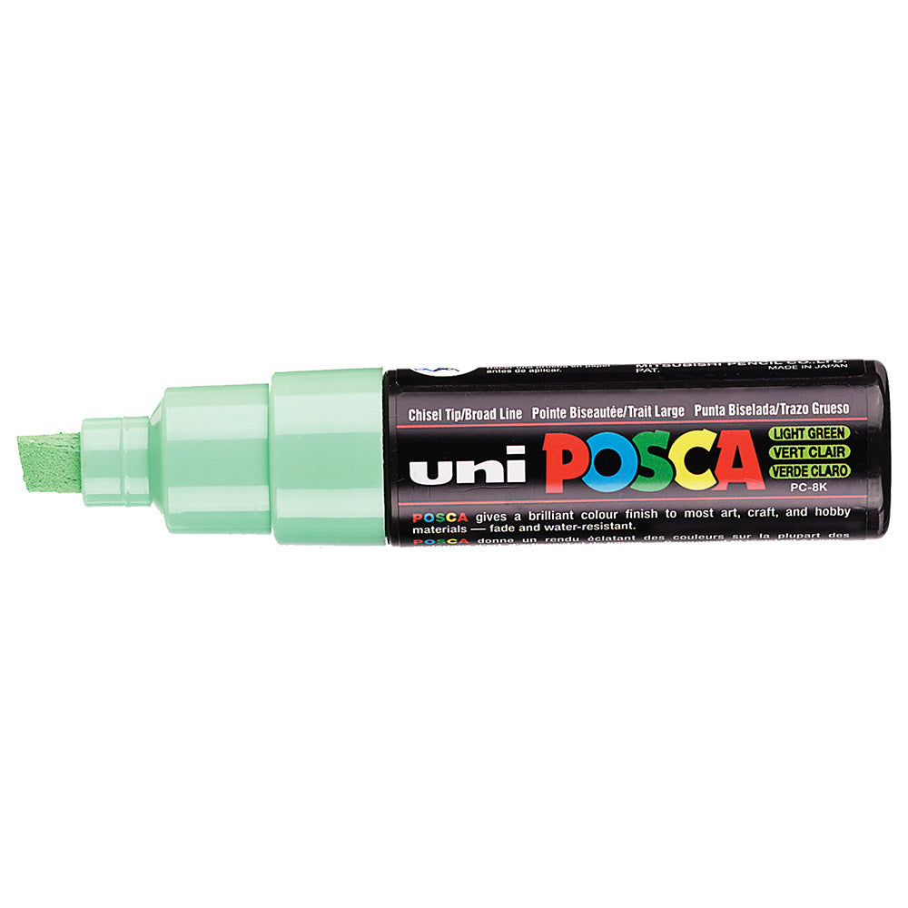POSCA - Marqueur Pointe Biseautée Large - Vert clair