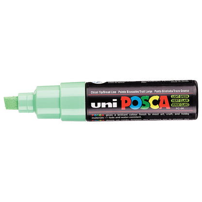 POSCA - Marqueur Pointe Biseautée Large - Vert clair