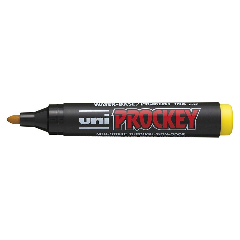 Prockey - uni-ball - Marqueur Pointe Conique - Jaune
