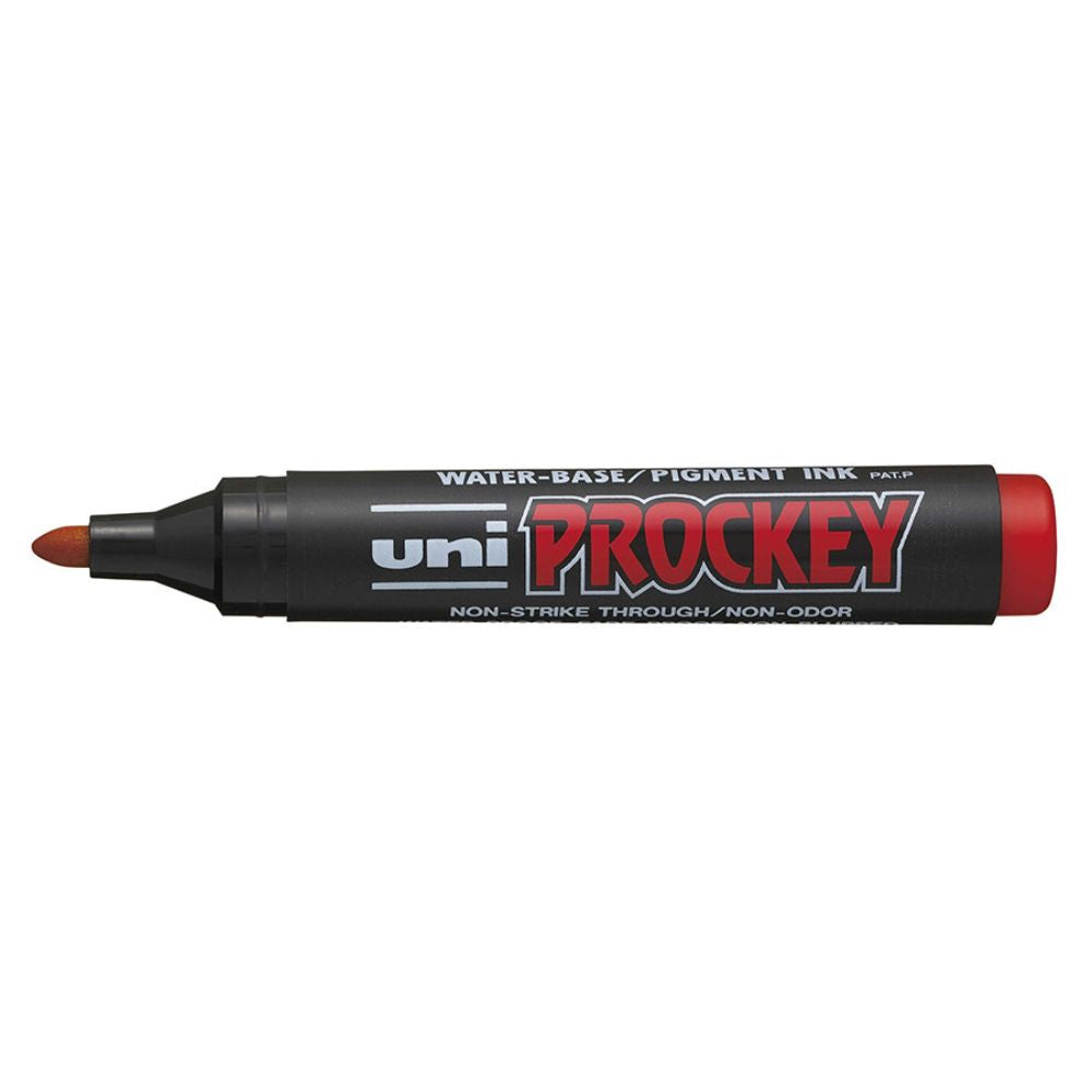Prockey - uni-ball - Marqueur Pointe Conique - Rouge