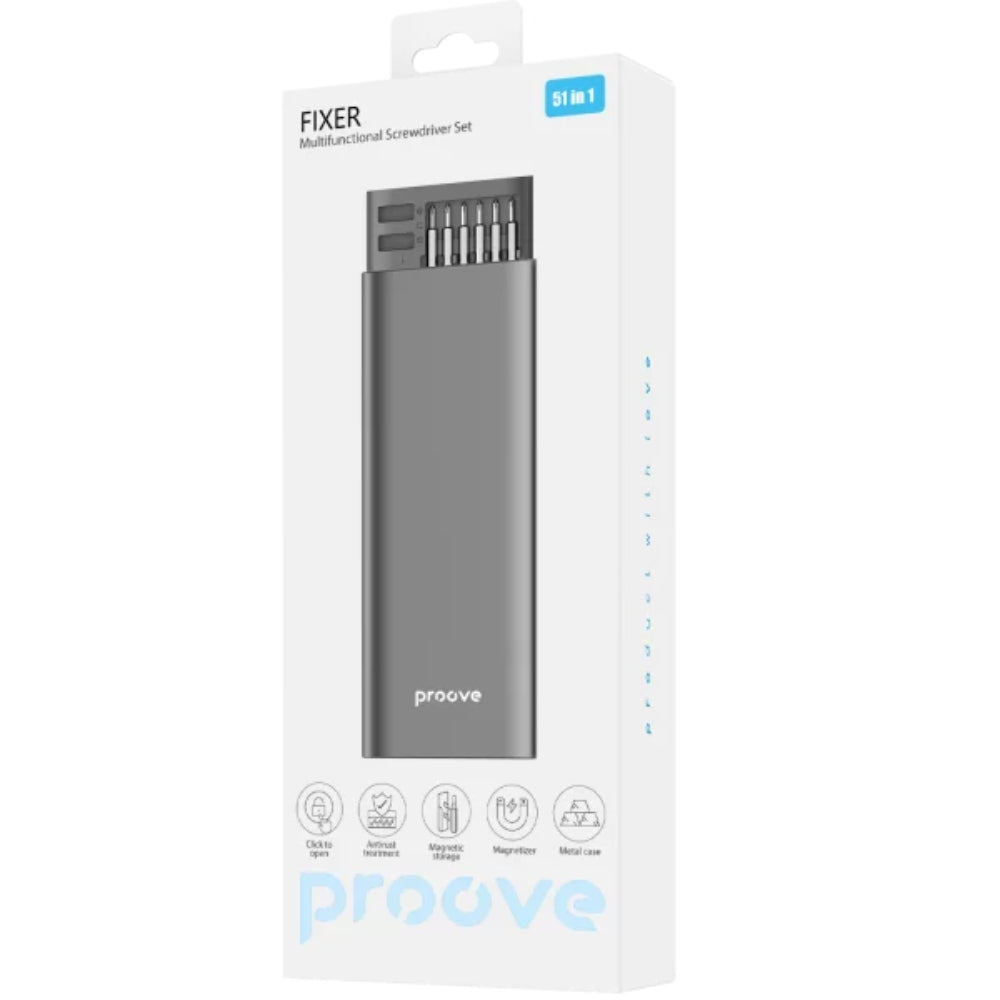 Proove - Fixer 51-in-1 - Set de Tournevis Multifonctions (Multifunctional Screwdriver Set)