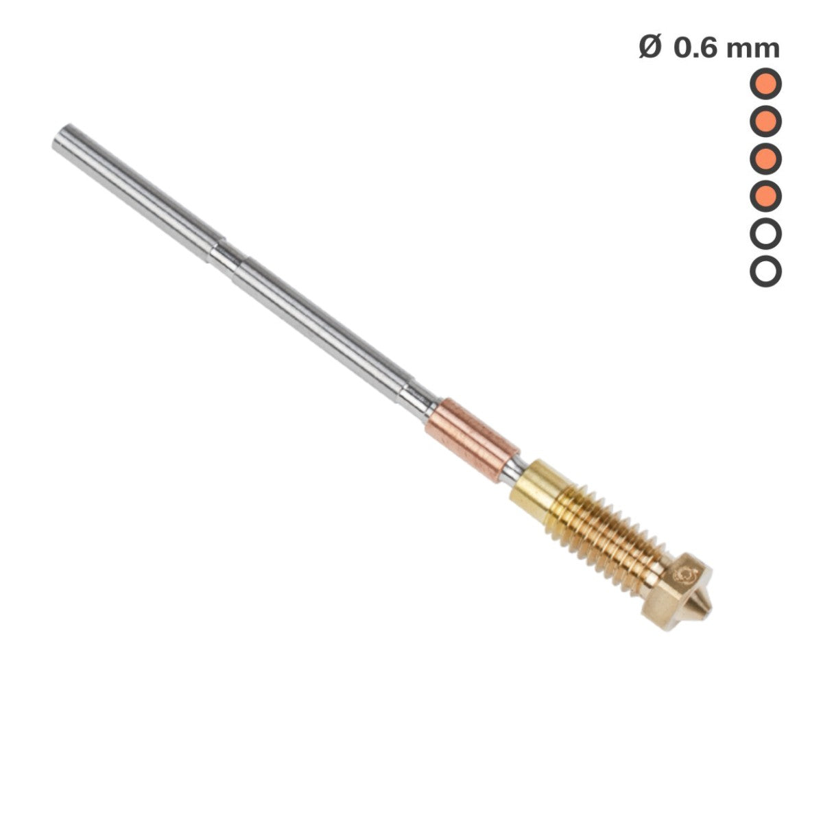 Prusa - Buse Laiton CHT (Nozzle Brass CHT) - 0,6 mm