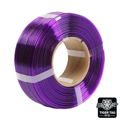 R3D - PETG High-Speed - Violet Transparent (Transparent Purple) - 1,75 mm - 1 kg Refill avec RFID TigerTag
