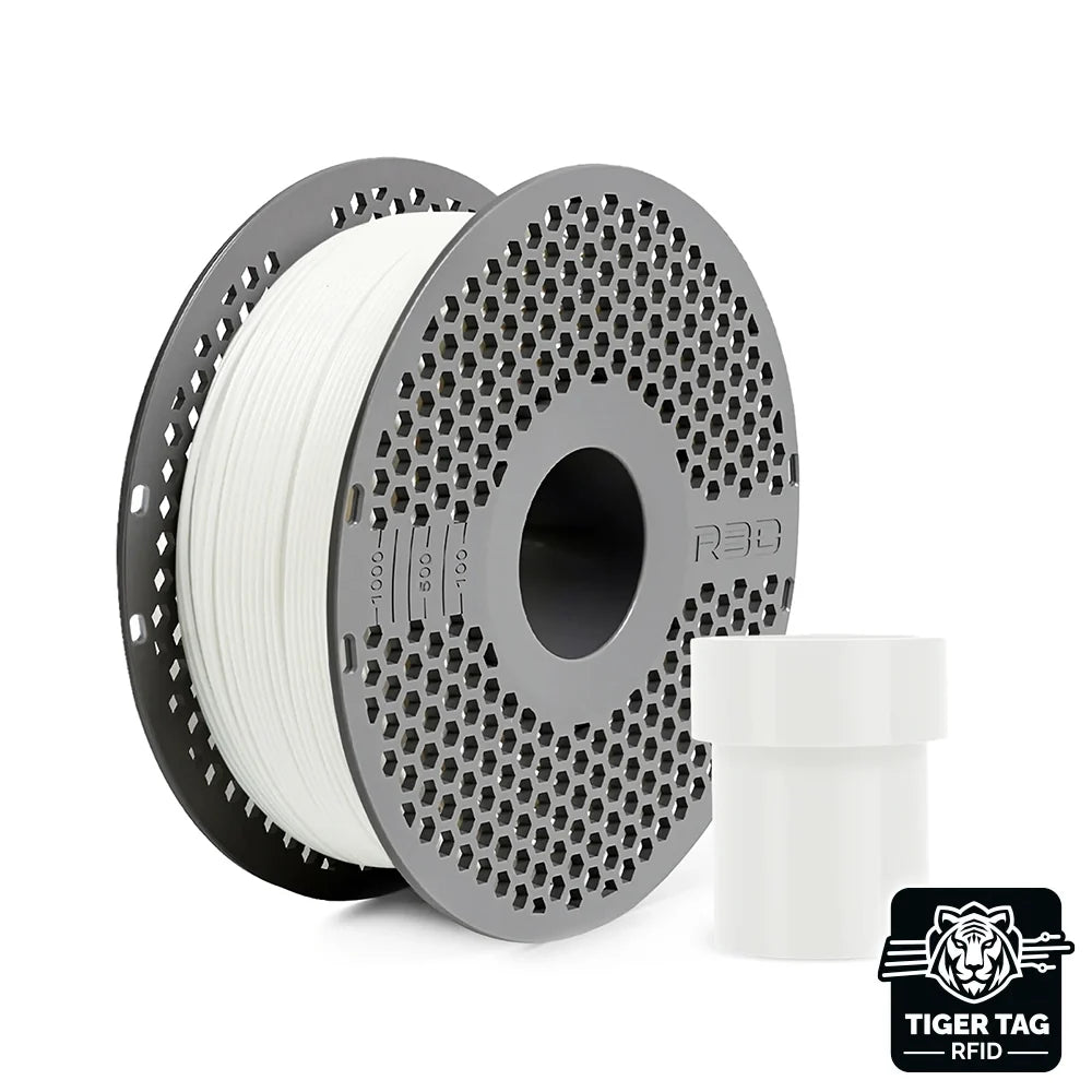 R3D - PETG High-Speed - Blanc (White) - 1,75 mm - 1 kg avec RFID TigerTag