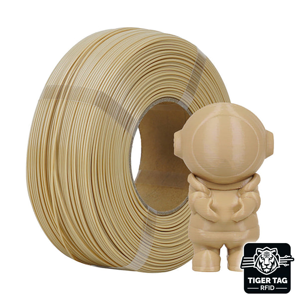 R3D - ABS+ - Café au Lait (Latte) - 1,75 mm - 1 kg Refill avec RFID TigerTag