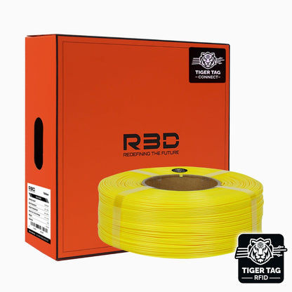 R3D - ASA - Jaune (Yellow) - 1,75 mm - 1 kg Refill avec RFID TigerTag