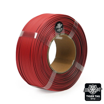 R3D - Matte Dual Color - Noir & Rouge (Black-Red) - 1,75 mm - 1 kg Refill avec RFID TigerTag