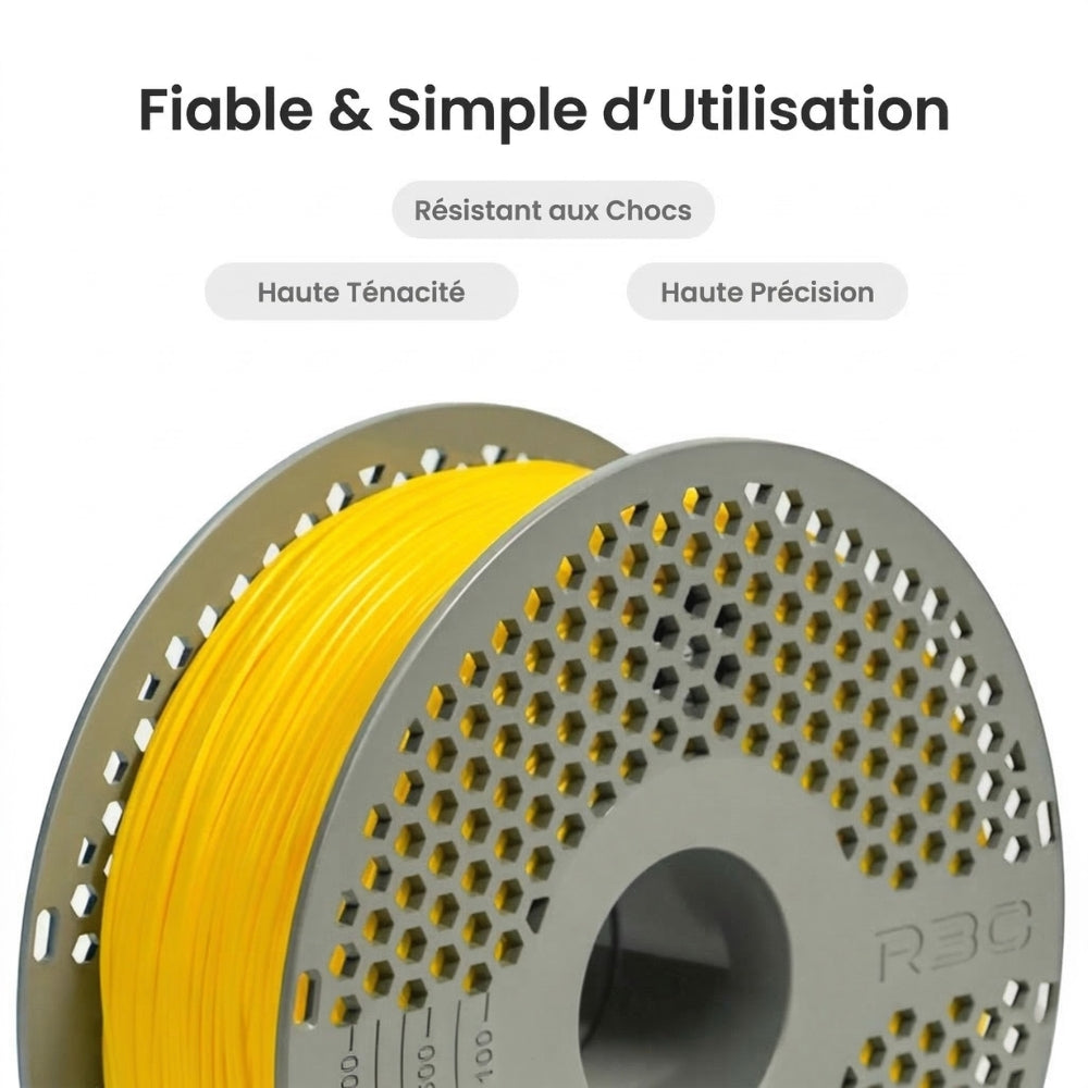 R3D - PEBA 90A - Jaune Vif (Bright Yellow) - 1,75 mm - 1 kg avec RFID TigerTag