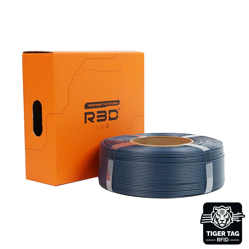 R3D - PETG-CF High-Speed (Carbon) - Bleu Marine (Navy Blue) - 1,75 mm - 1 kg Refill avec RFID TigerTag