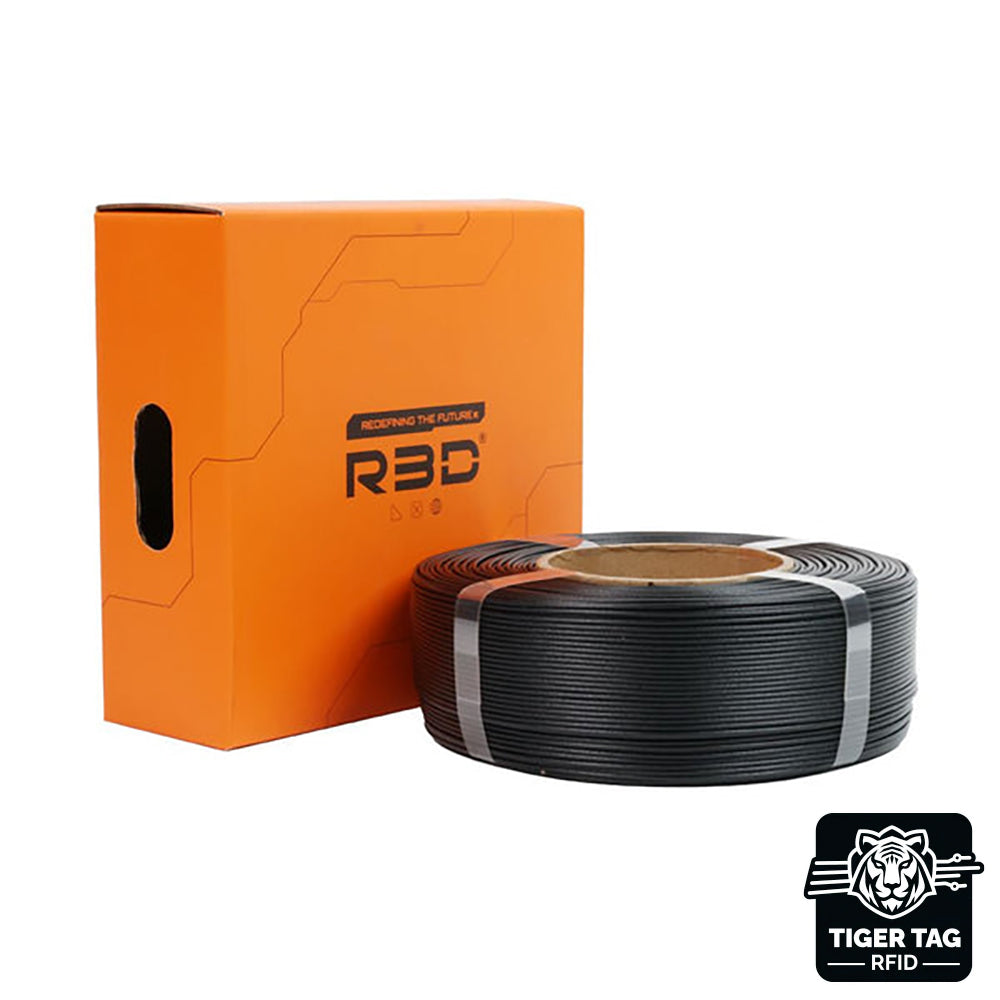 R3D - PETG-CF High-Speed (Carbon) - Noir (Black) - 1,75 mm - 1 kg Refill avec RFID TigerTag