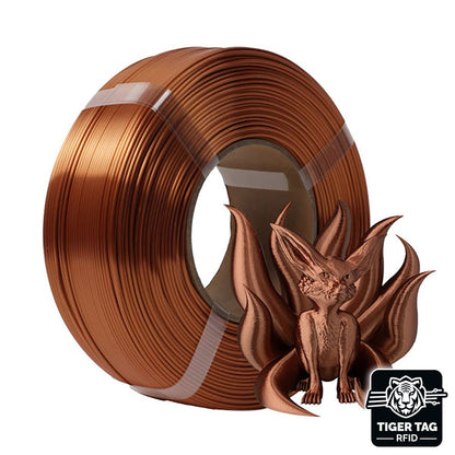 R3D - PLA High-Speed - Cuivre Soie (Silk Copper) - 1,75 mm - 1 kg Refill avec RFID TigerTag