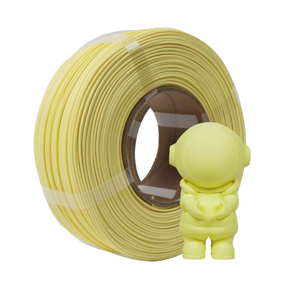 R3D - PLA High-speed - Crème Mat (Matte Cream Yellow) - 1,75 mm - 1 kg Refill
