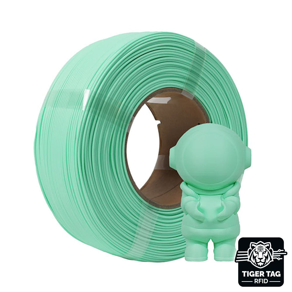 R3D - PLA High-speed - Menthe Mat (Matte Mint Green) - 1,75 mm - 1 kg Refill avec RFID TigerTag
