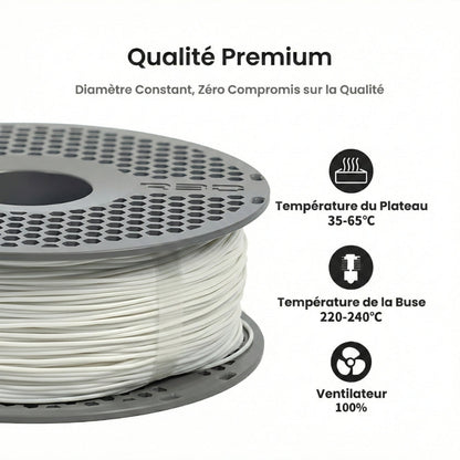 R3D - TPU Matte (90A) - Blanc (White) - 1,75 mm - 1 kg avec RFID TigerTag