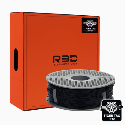R3D - TPU Matte (90A) - Noir (Black) - 1,75 mm - 1 kg avec RFID TigerTag