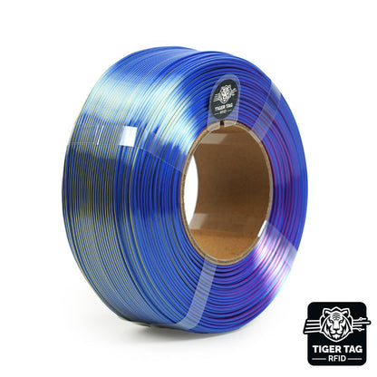 R3D - Tri-Silk color - Rouge/Jaune/Bleu (Red/Yellow/Blue) - 1,75 mm - 1 kg Refill avec RFID TigerTag