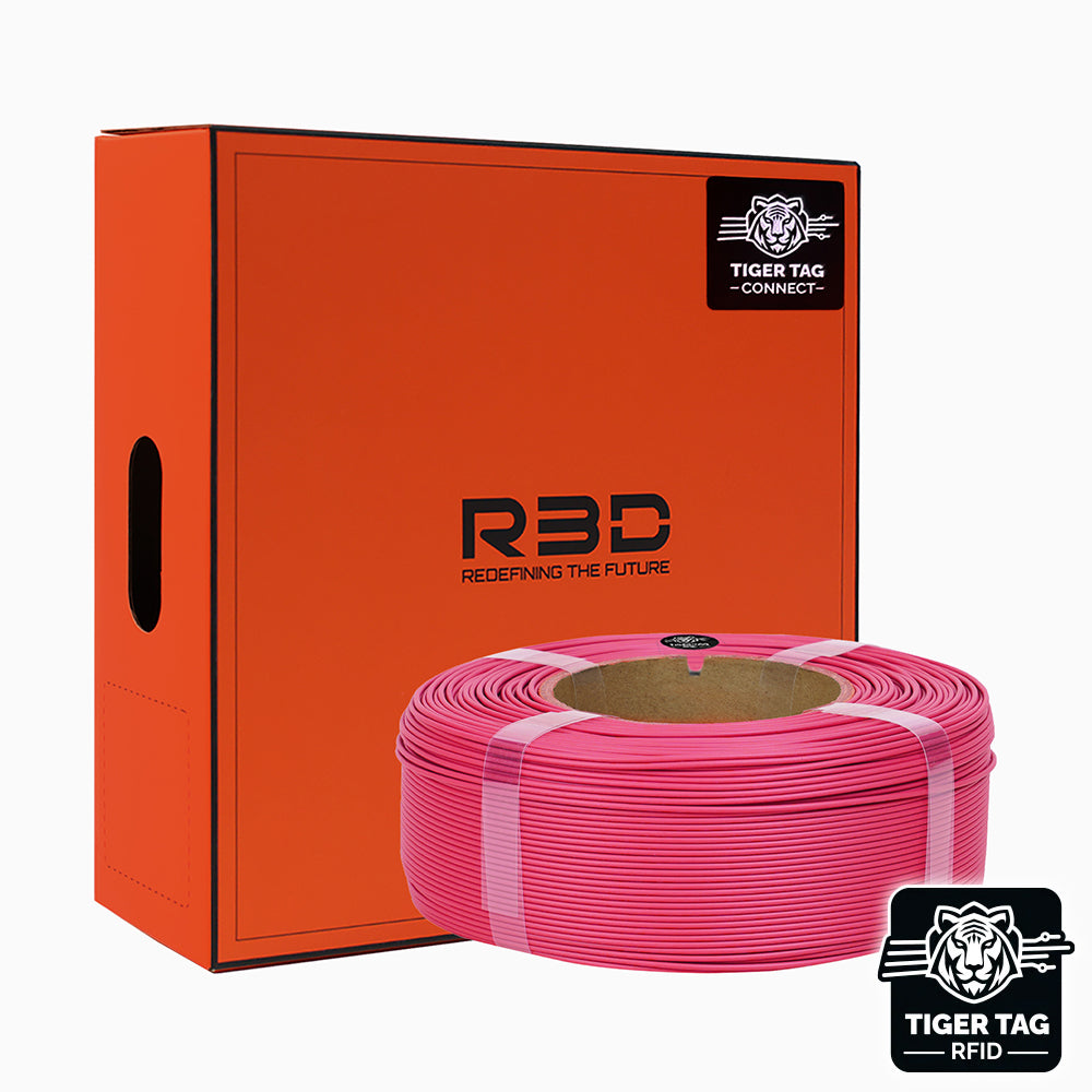 R3D - PLA High-speed - Cinabre Mat (Matte Cinnabar) - 1,75 mm - 1 kg Refill avec RFID TigerTag