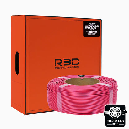 R3D - PLA High-speed - Cinabre Mat (Matte Cinnabar) - 1,75 mm - 1 kg Refill avec RFID TigerTag