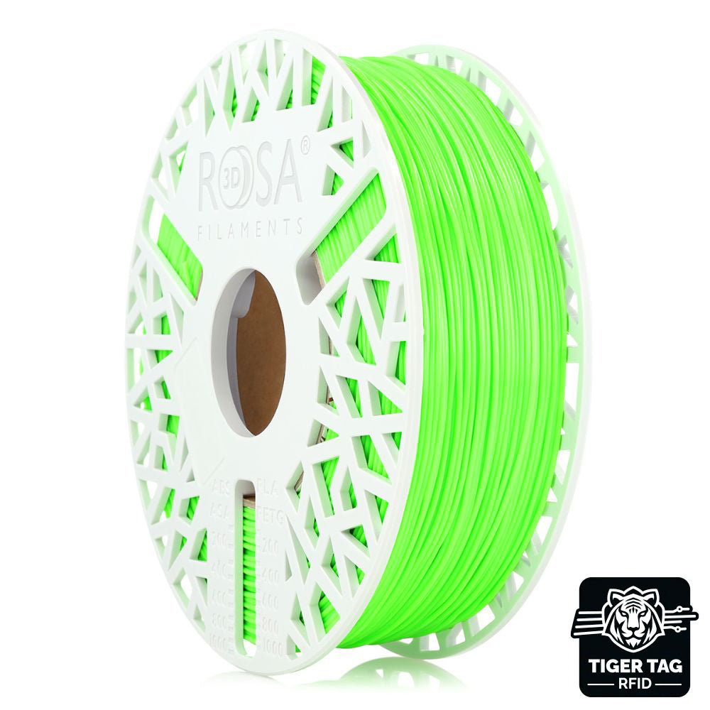 Rosa3D - TPU ROSA-Flex 96A - Vert Neon (Neon Green) - 1,75 mm - 1 kg avec RFID TigerTag